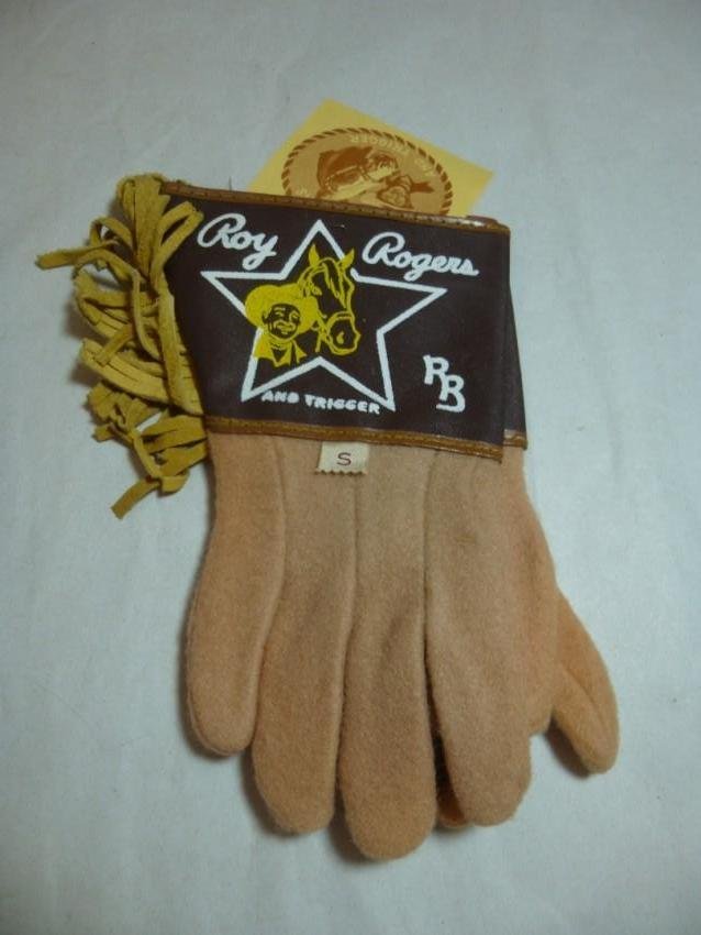 Pair of Roy Rogers Kids Gloves: Shipping 7.50