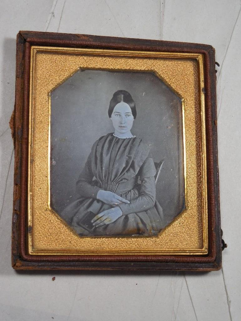 1/6 plate daguerreotype - 1840s - Young Girl: Shipping 15