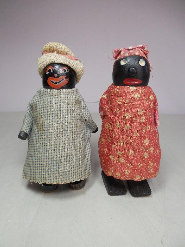 2 Early Black Americana Toy Walkers Mammies: See terms and conditions for shipping info.