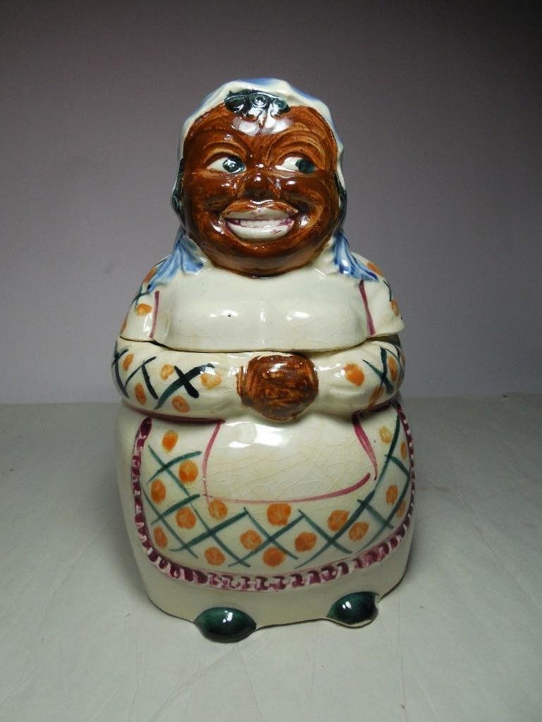 Vintage Black Americana Mammy Cookie Jar: See terms and conditions for shipping info.