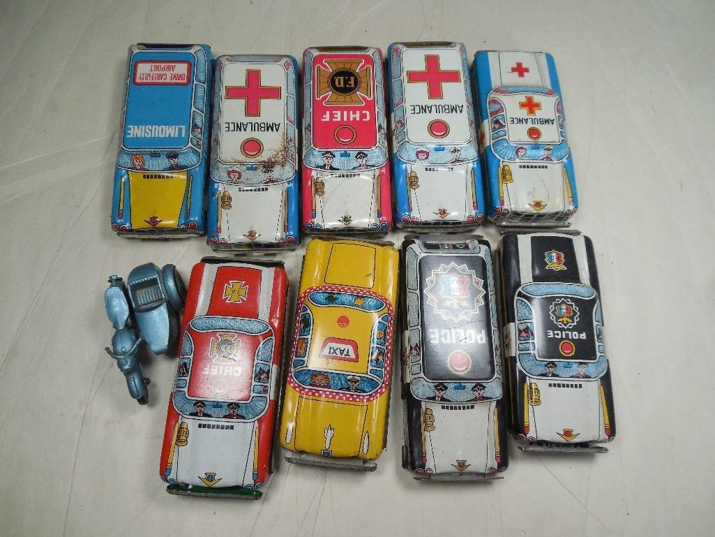 Group Lot of Tin Dime Store Toy Cars PLUS Lesney: See terms and conditions for shipping info.