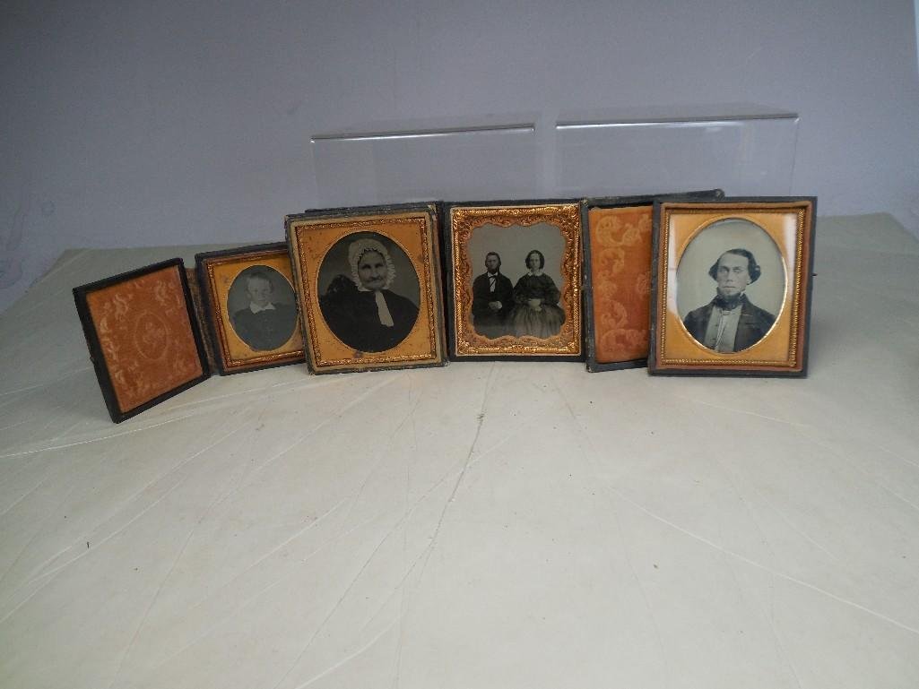 Group Lot of 19th C. Ambrotype Photographs: See terms and conditions for shipping info.