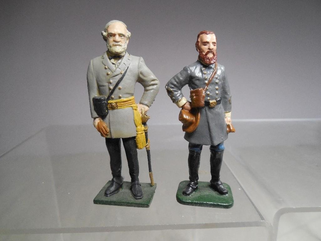 2 Civil War Metal Toy Soldiers Robert E Lee: See terms and conditions for shipping info.