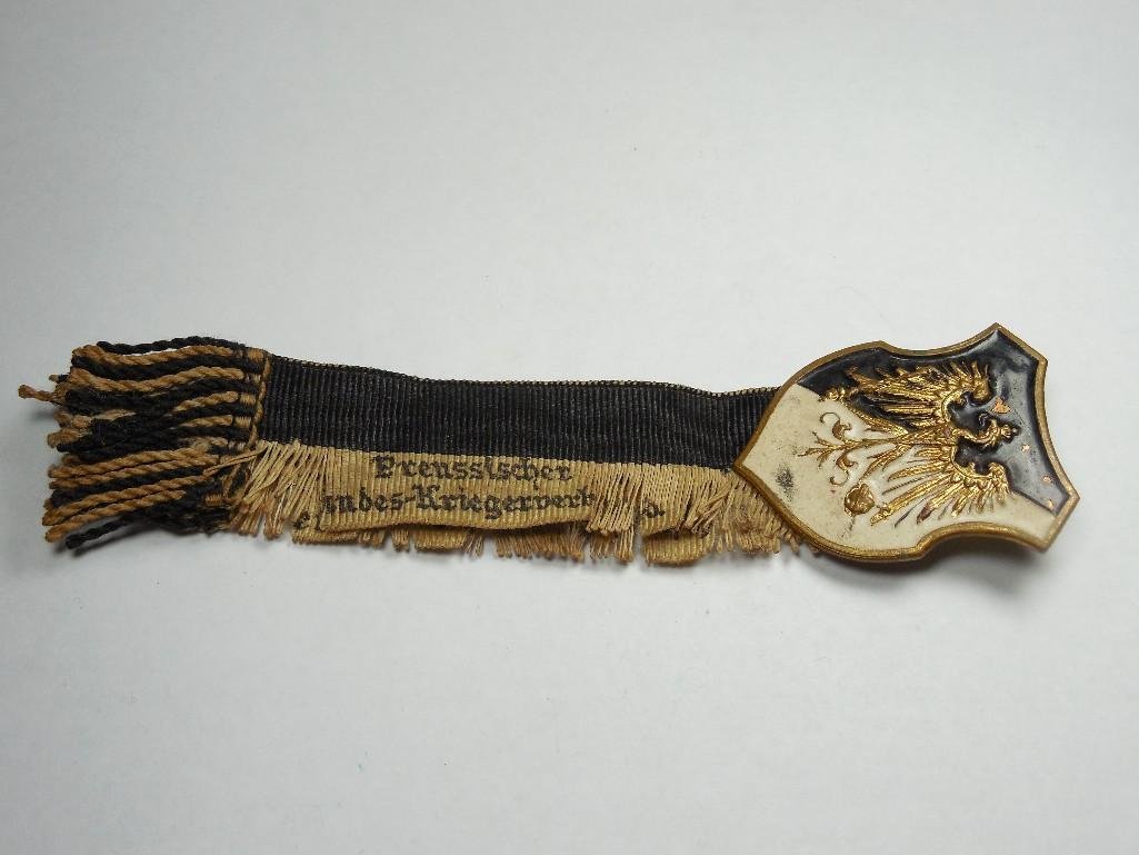 Unusual WWI Era Prussian Military Veteran Medal: Shipping 7.50
