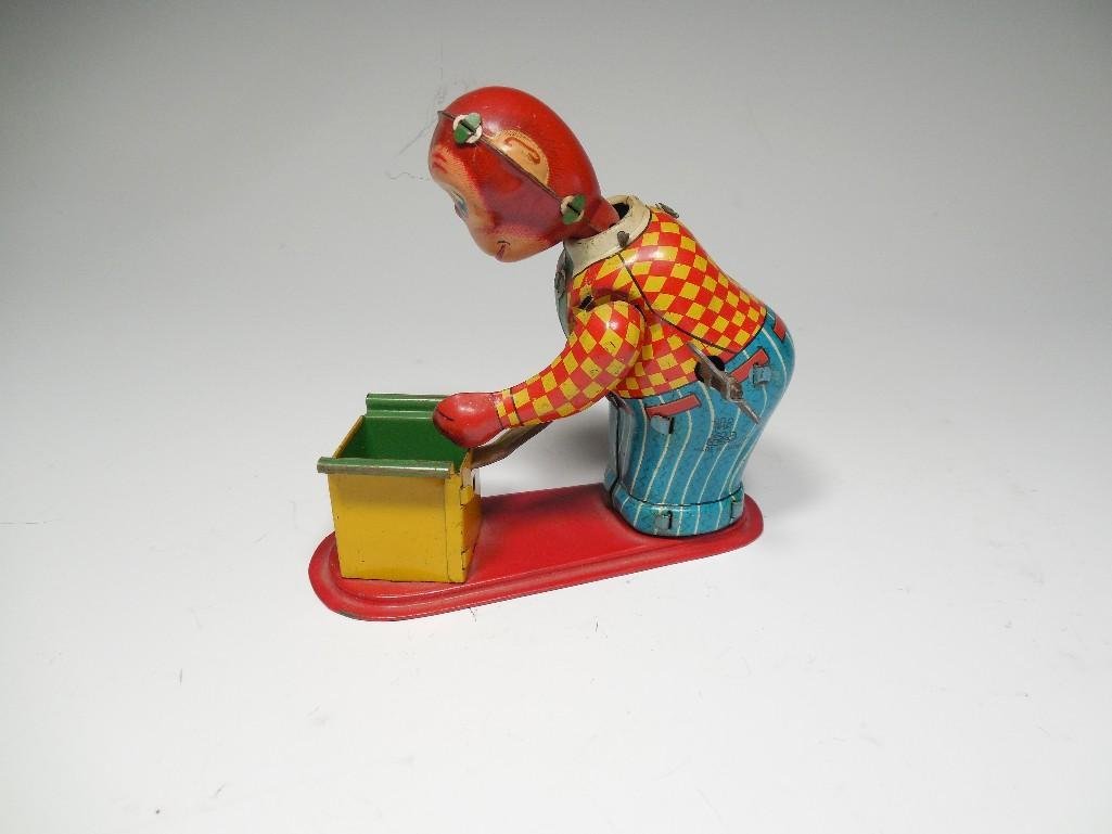 Vintage Tin Monkey Wind Up Toy: Shipping 10
