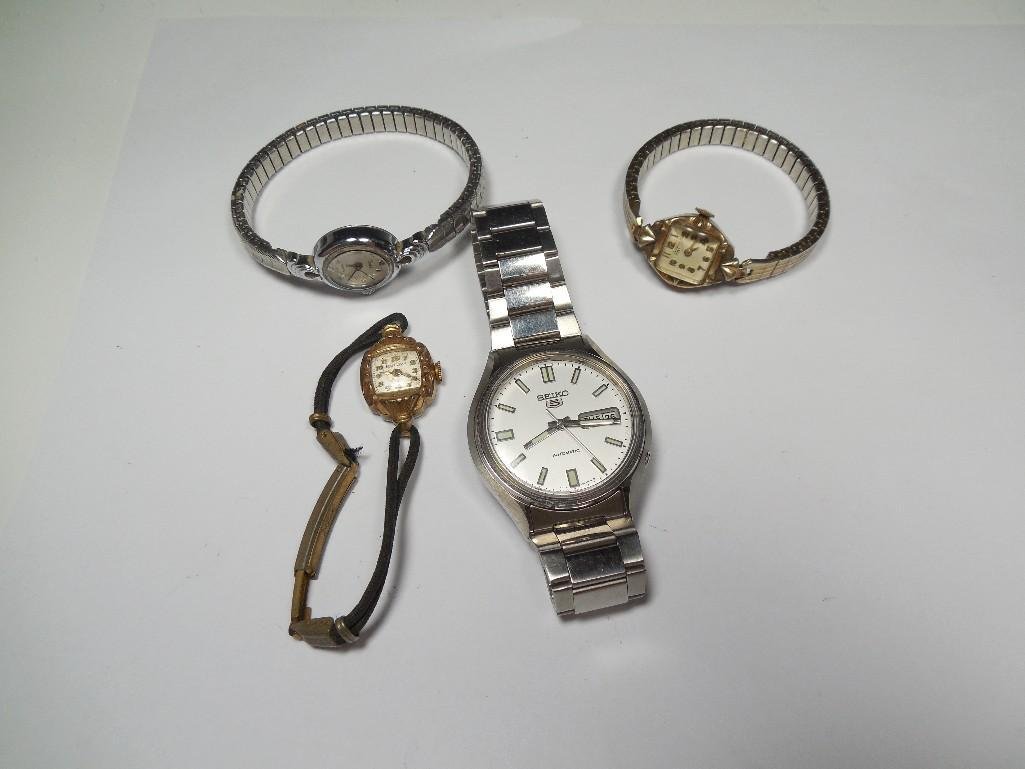 Group Lot better Watches Inc. Seiko, Bulova: Shipping 10