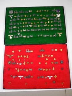 Collection Nazi German Stick Pins, Medals Pins: Large Collection!