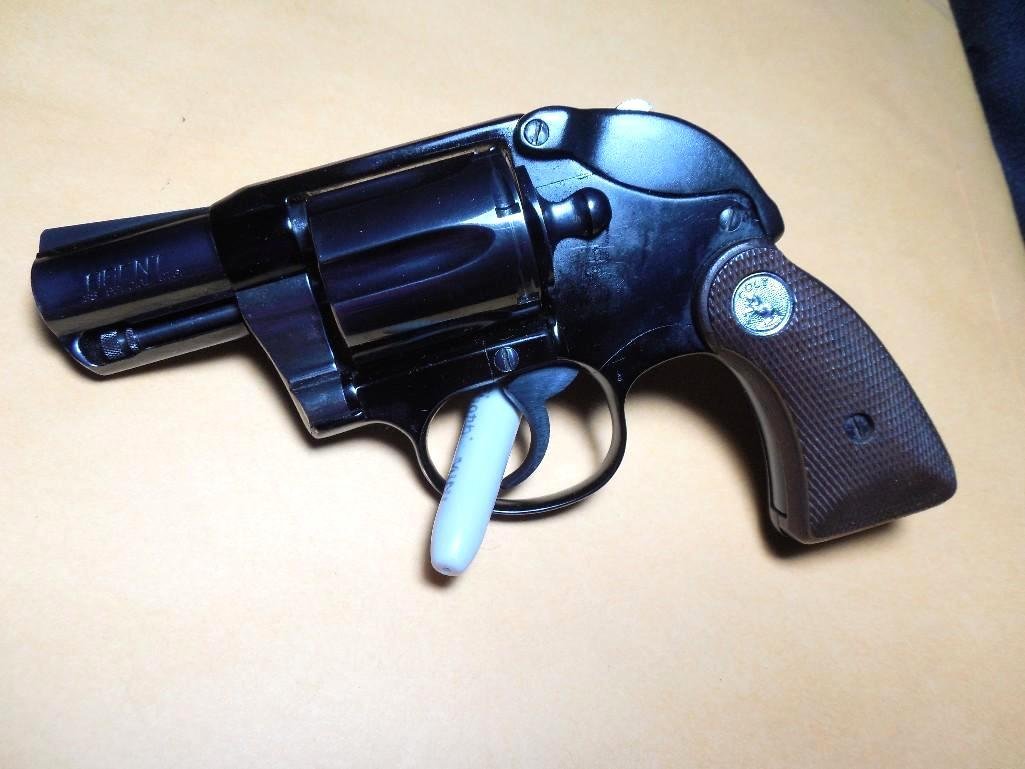 Colt Agent 38 Special W Rare Factory Hammer Shroud Sep 09 15 Burns Auction Appraisal Llc In Oh