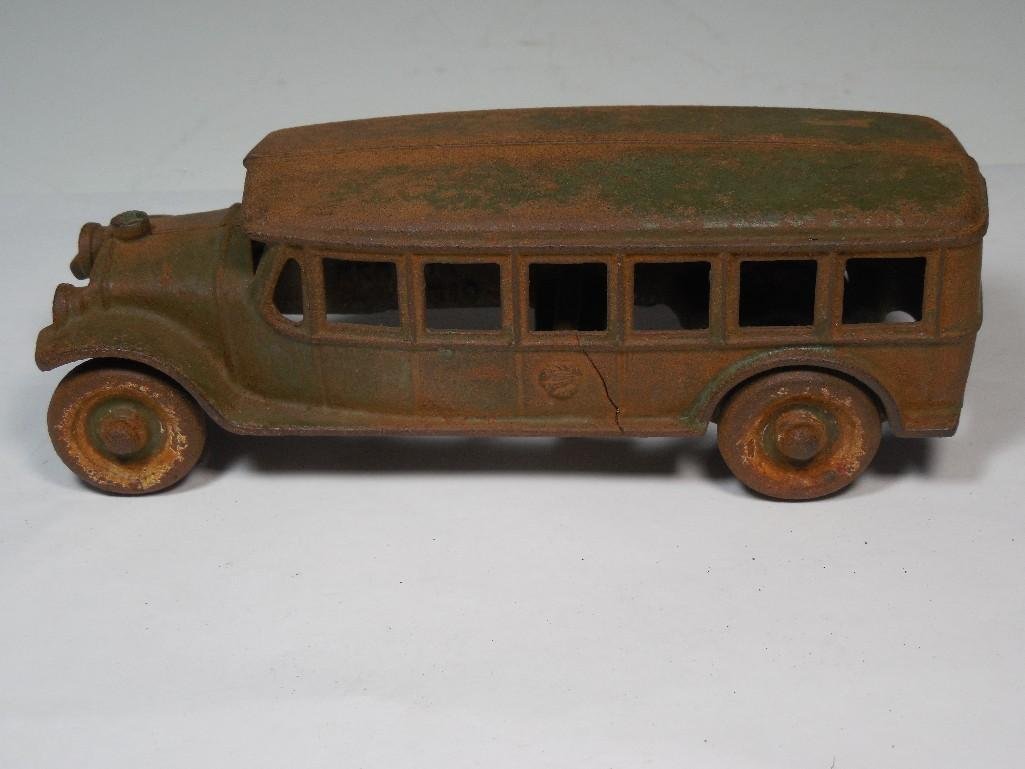 Antique Kenton Toy Bus or Car Cast Iron: Has a crack. 