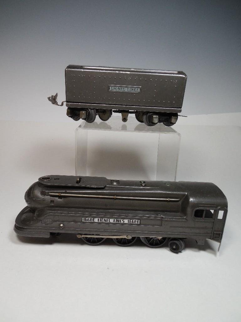 Rare Lionel 1668-E Engine PLUS Tender: Rare Lionel 1668-E Engine PLUS Tender