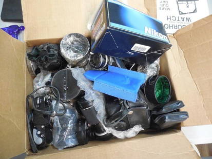 Huge Lot Vintage Cameras and Lenses: Huge Lot Vintage Cameras and Lenses