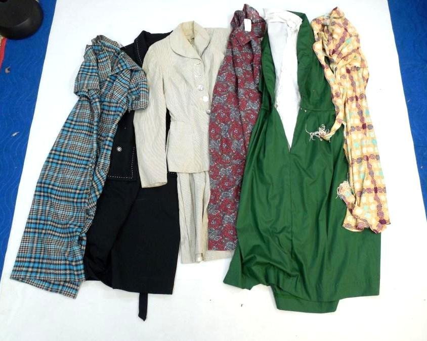 5 Vintage Dresses+Skirt+Jacket: 5 Vintage Dresses+Skirt+Jacket