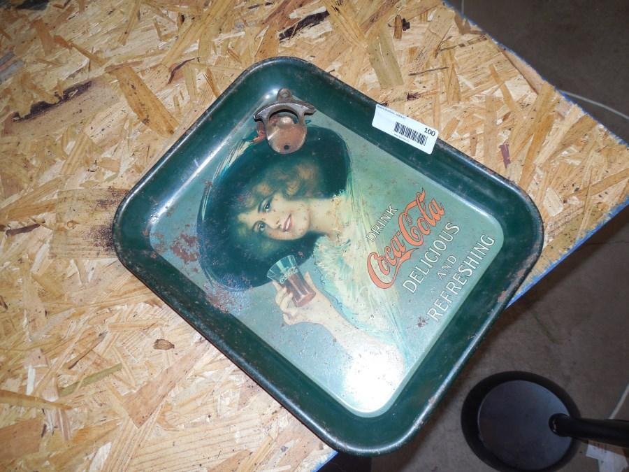 Vintage Coca-Cola Tray PLUS Bottle opener: Vintage Coca-Cola Tray PLUS Bottle opener