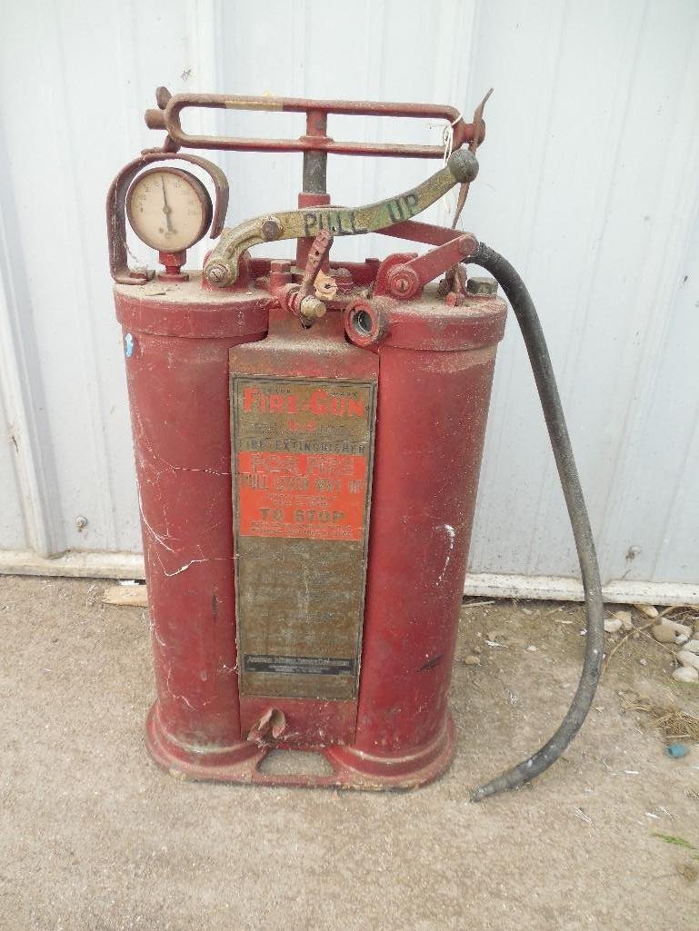 Rare Fire Gun No. 4 Fire Extinguisher