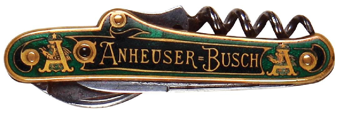 Anheuser-Busch enameled pocket knife (1 of 2)