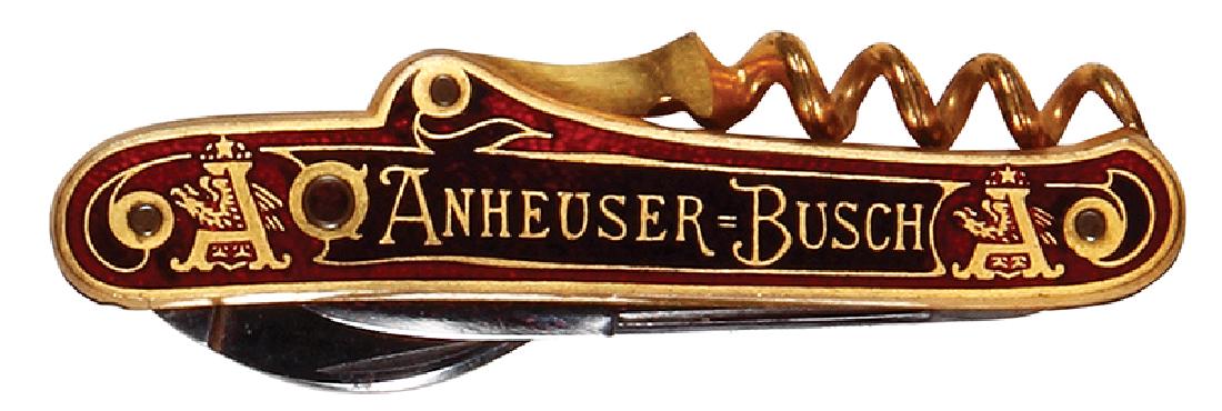 Anheuser-Busch enameled pocket knife (1 of 2)
