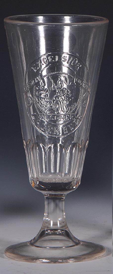 Pre-Prohibition embossed beer glass (1 of 1)