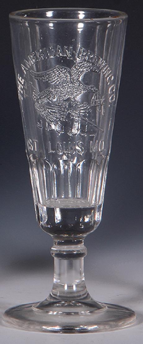 Pre-Prohibition embossed beer glass (1 of 1)