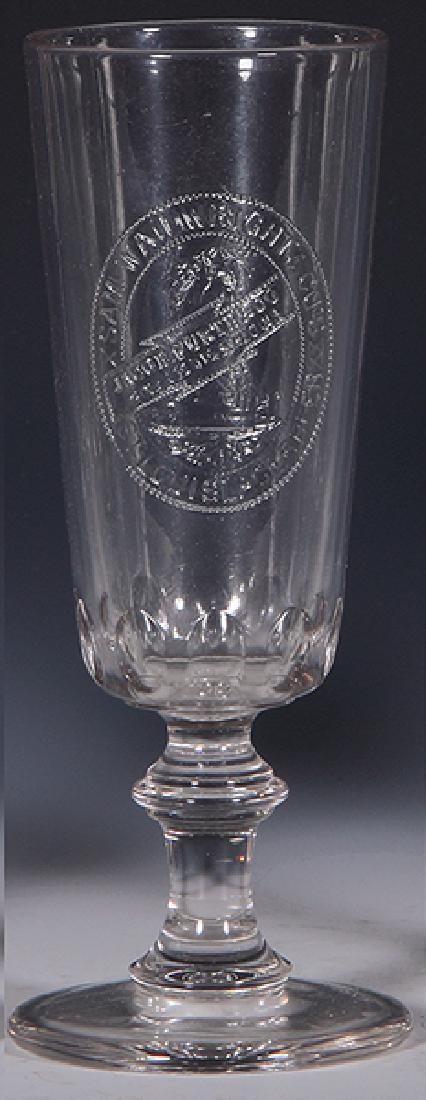 Pre-Prohibition embossed beer glass (1 of 1)