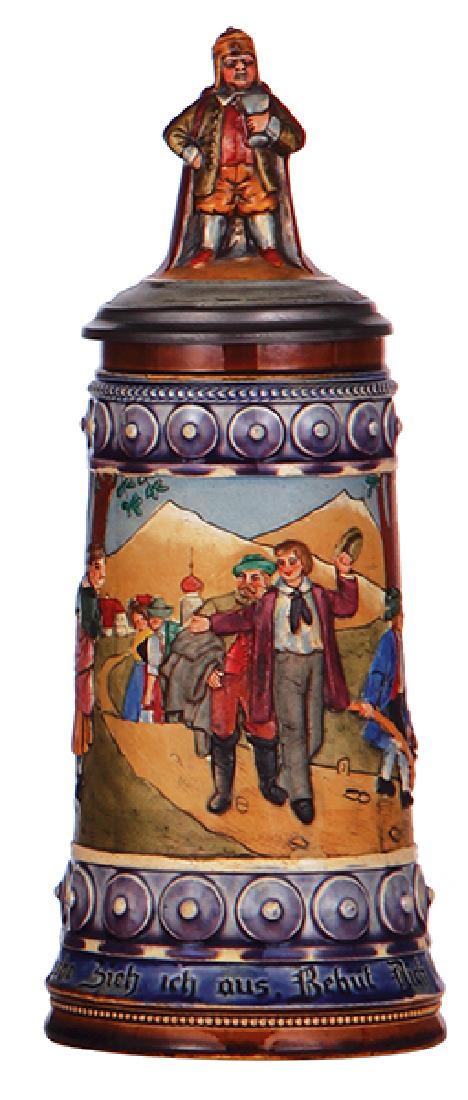 Pottery stein by JW Remy