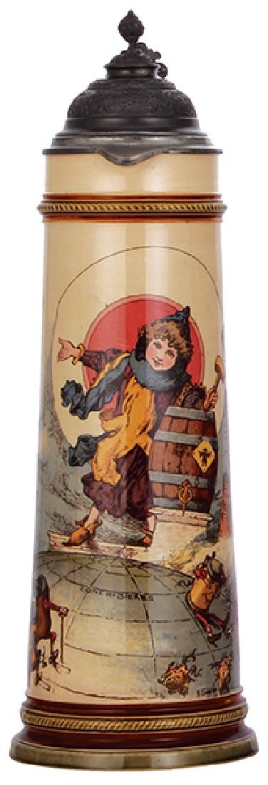 Mettlach stein, 1014[2262] (1 of 2)