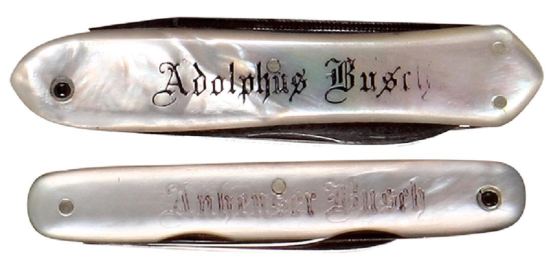 Two Anheuser-Busch pocket knives (1 of 2)