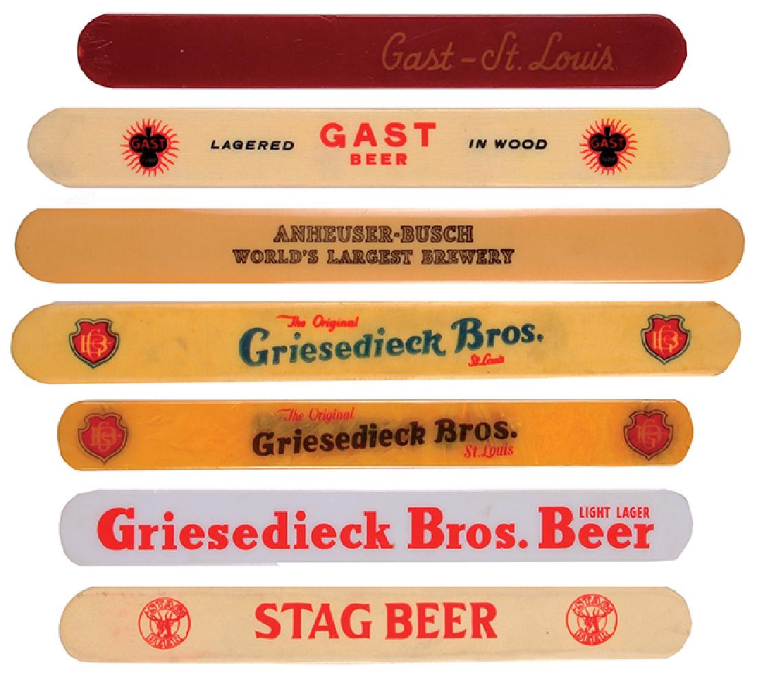 Seven beer foam scrapers (1 of 2)