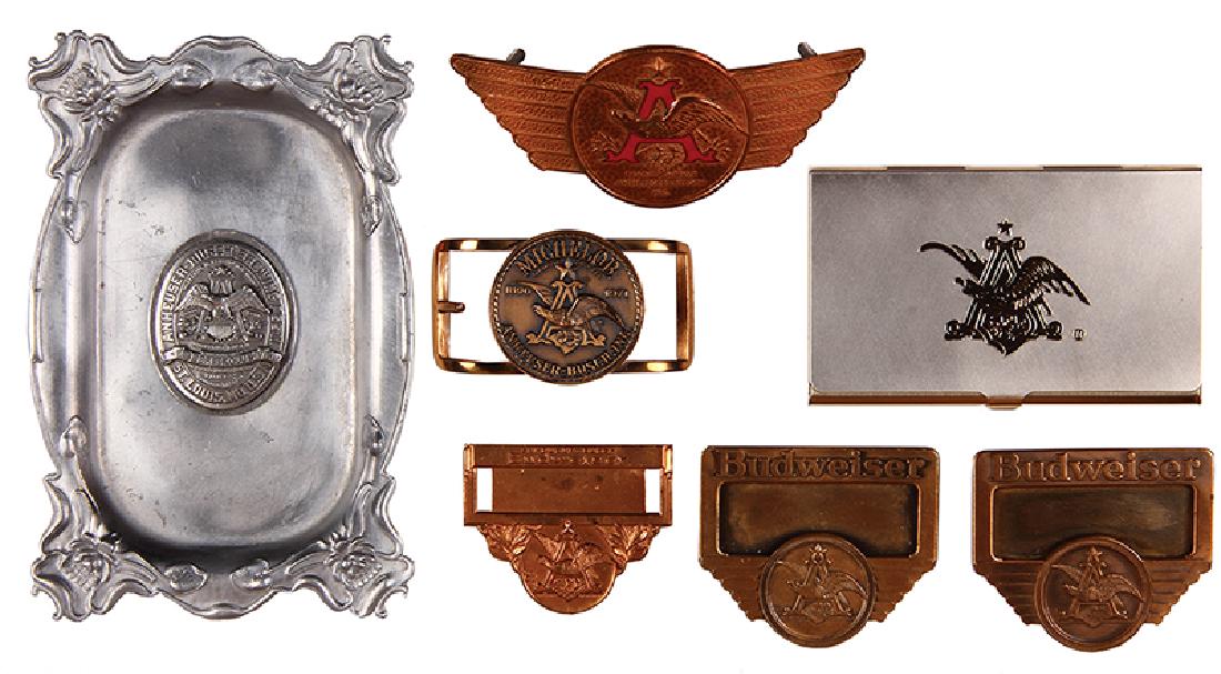 Seven Anheuser-Busch items (1 of 2)