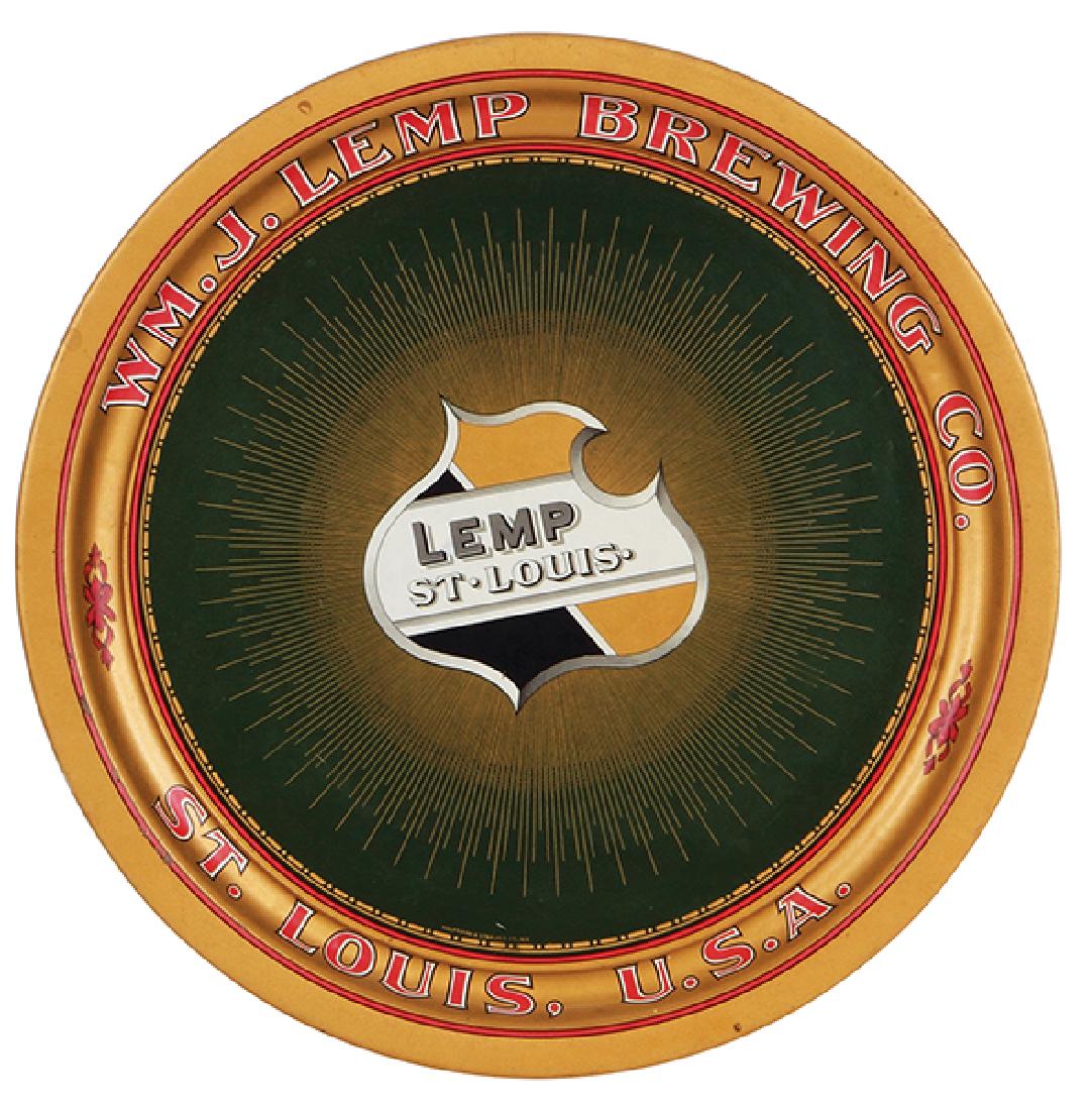 Wm. J. Lemp Brewing Co., tray, (1 of 2)