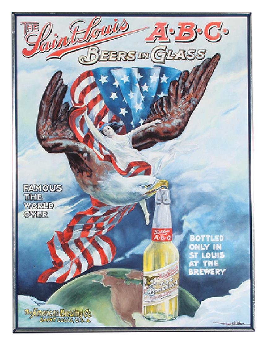 A.B.C. Beers in Glass painting (1 of 2)