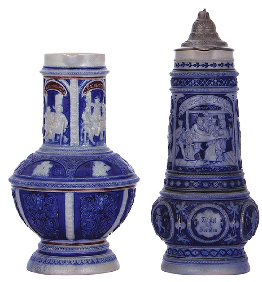 Two stoneware steins (1 of 3)
