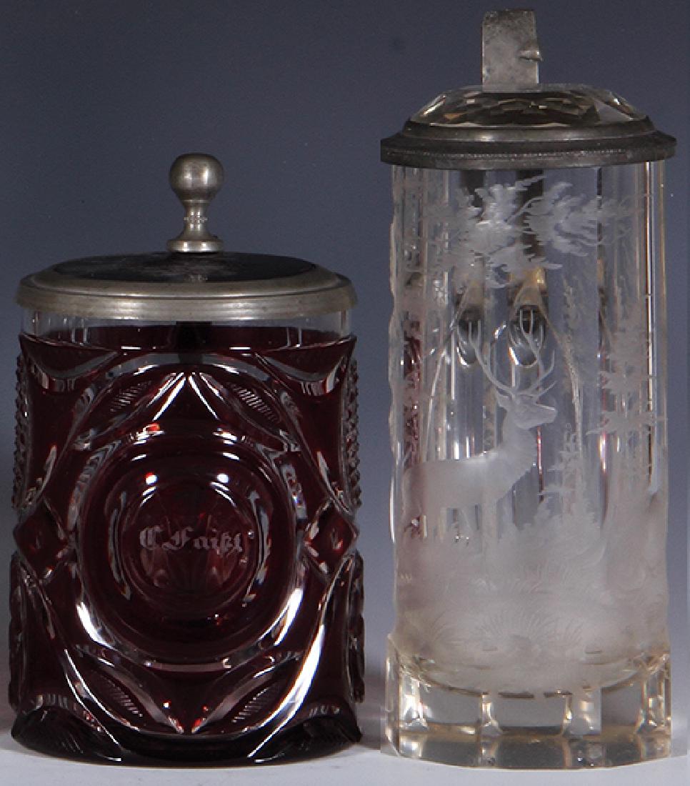Two glass steins (1 of 2)