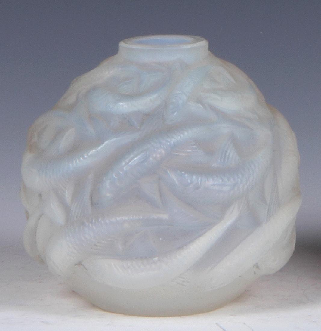 Rene Lalique glass vase, Oleron vase (1 of 3)