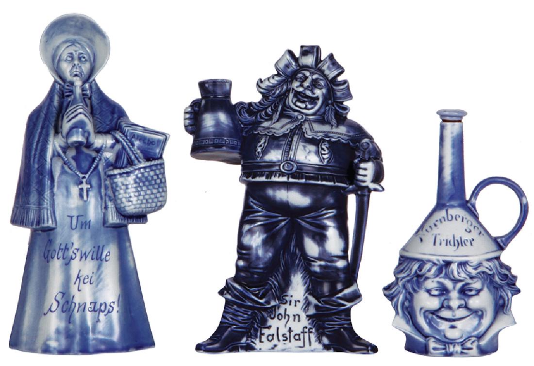 Three Schafer & Vater porcelain bottles (1 of 3)