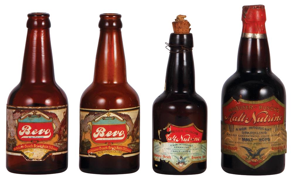 Four Anheuser-Busch bottles (1 of 3)
