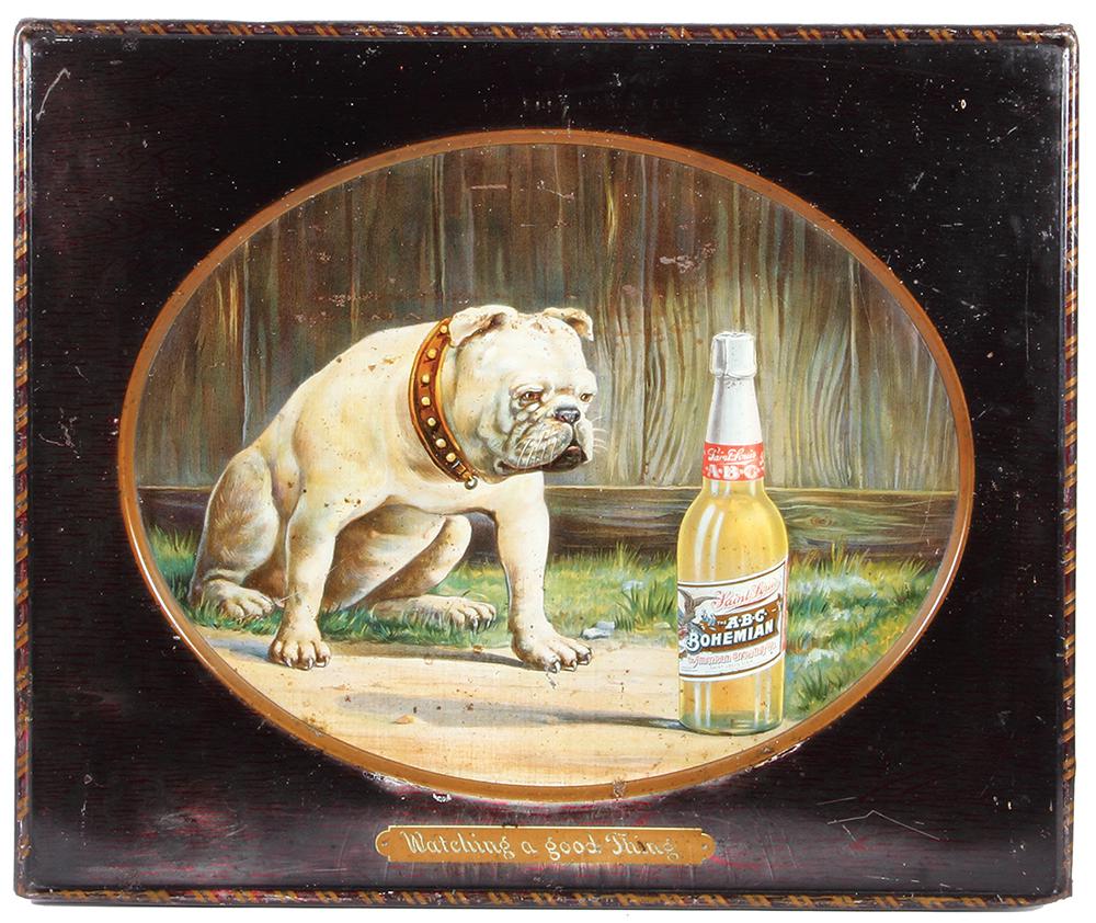 American Brewing Co. Bohemian lithograph on metal (1 of 2)