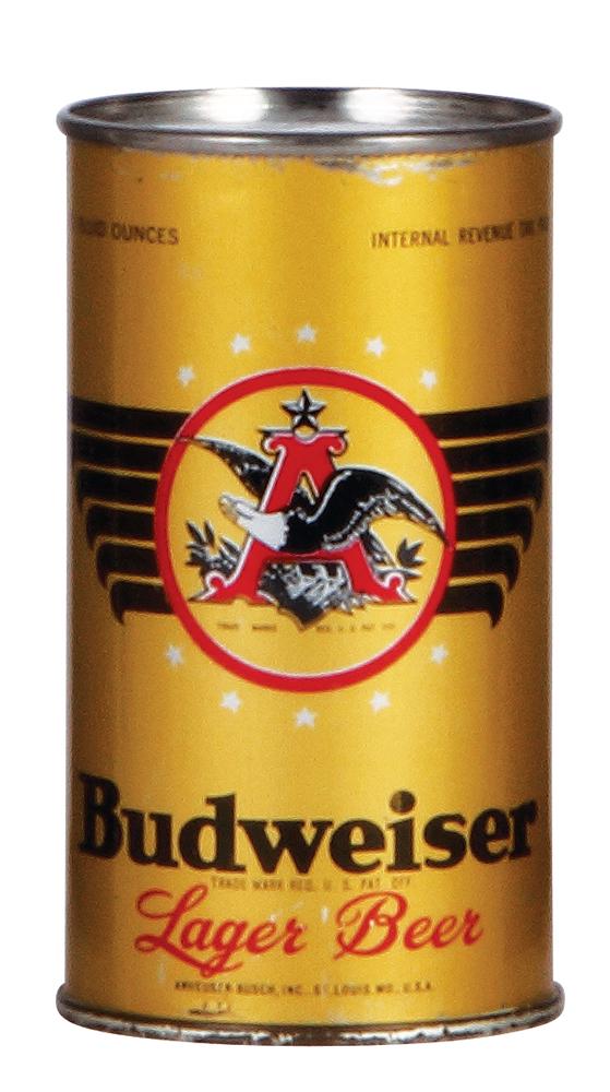 Anheuser-Busch Budweiser Lager Beer can (1 of 2)