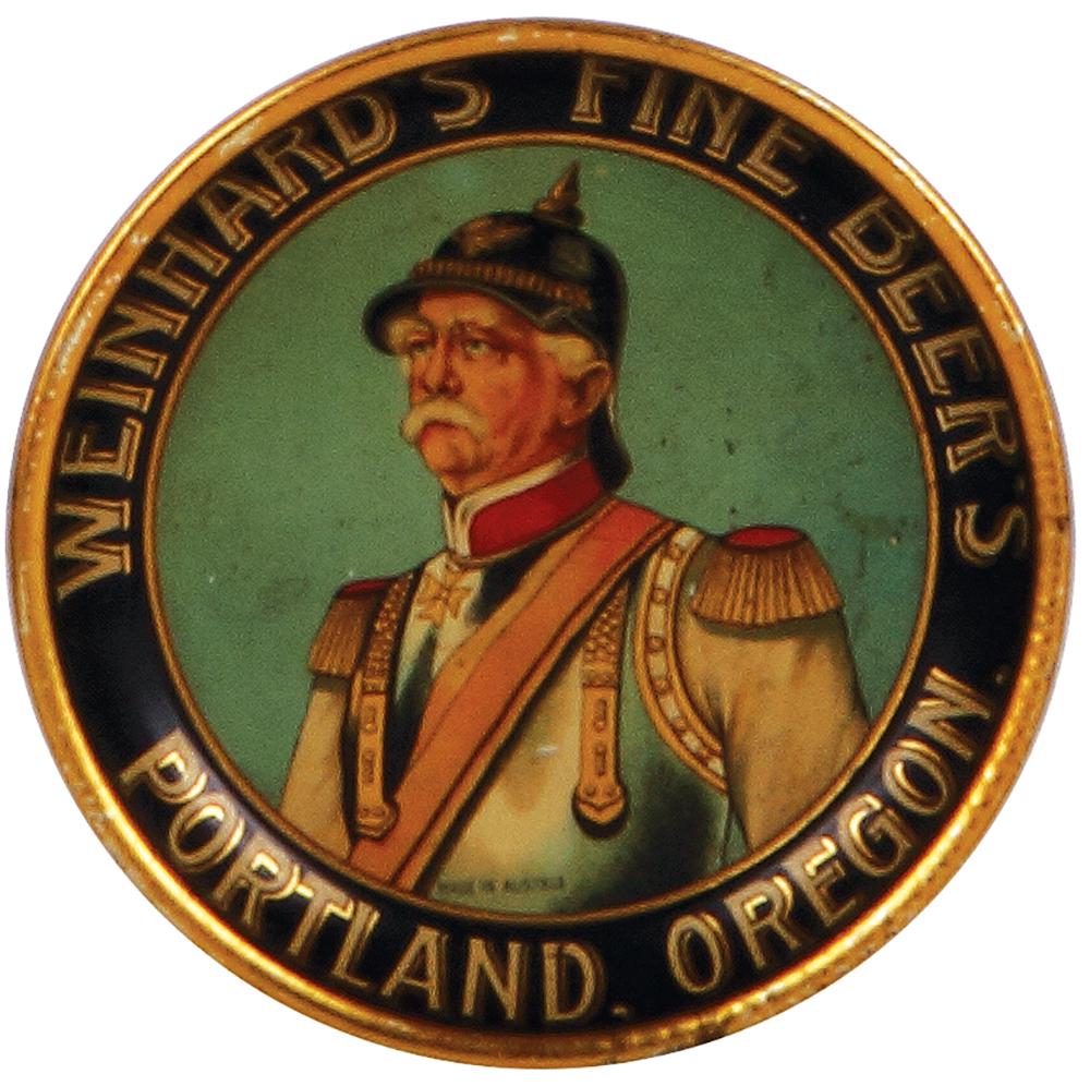 Weinhard's Advertising tip tray (1 of 2)