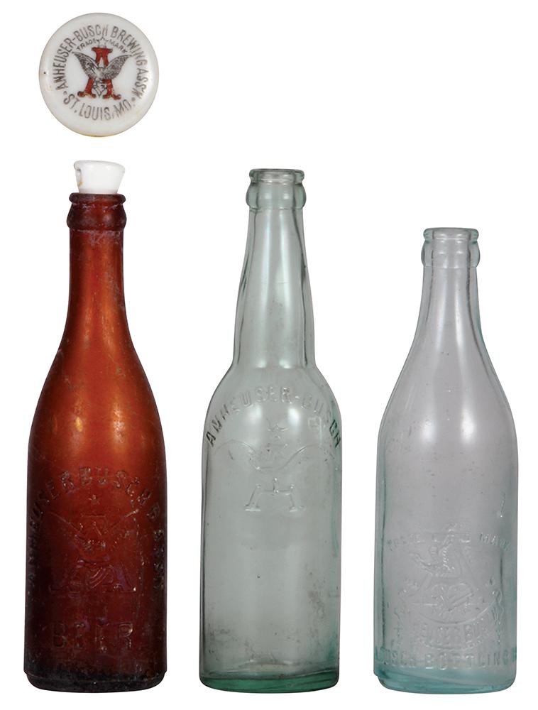 Three Anheuser-Busch bottles (1 of 2)