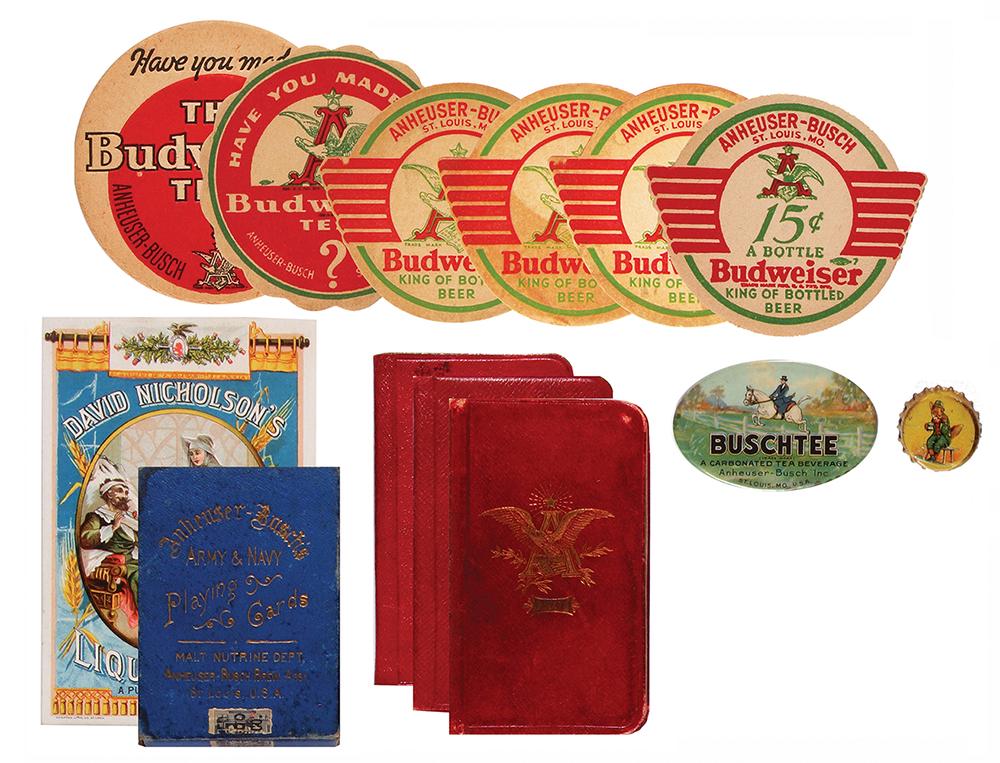 Anheuser-Busch & David Nicholson's advertising items (1 of 2)