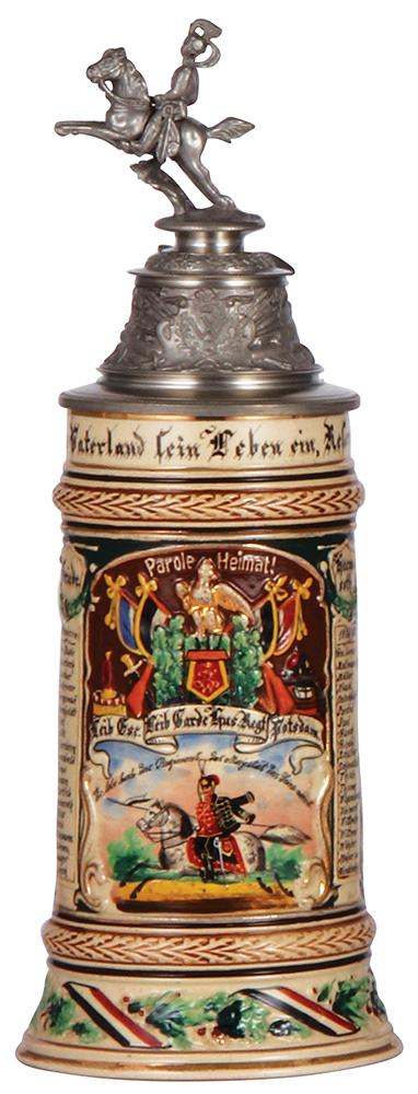 Regimental stein, pottery (1 of 2)
