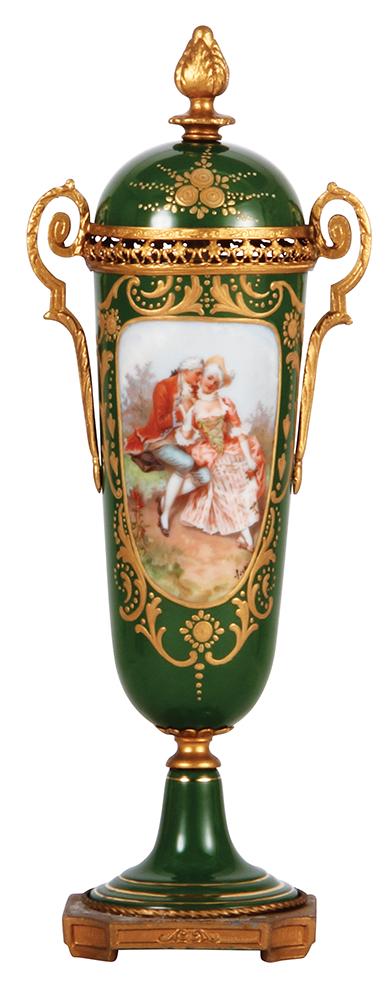Porcelain pokal, style of Royal Vienna (1 of 2)