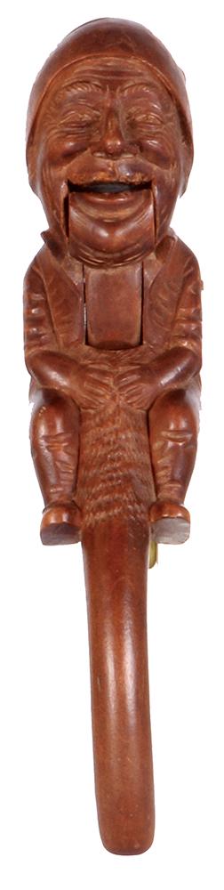 Black Forest wood carved nutcracker (1 of 2)