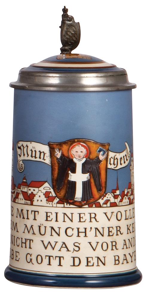 Mettlach stein, Beer stein (1 of 3)