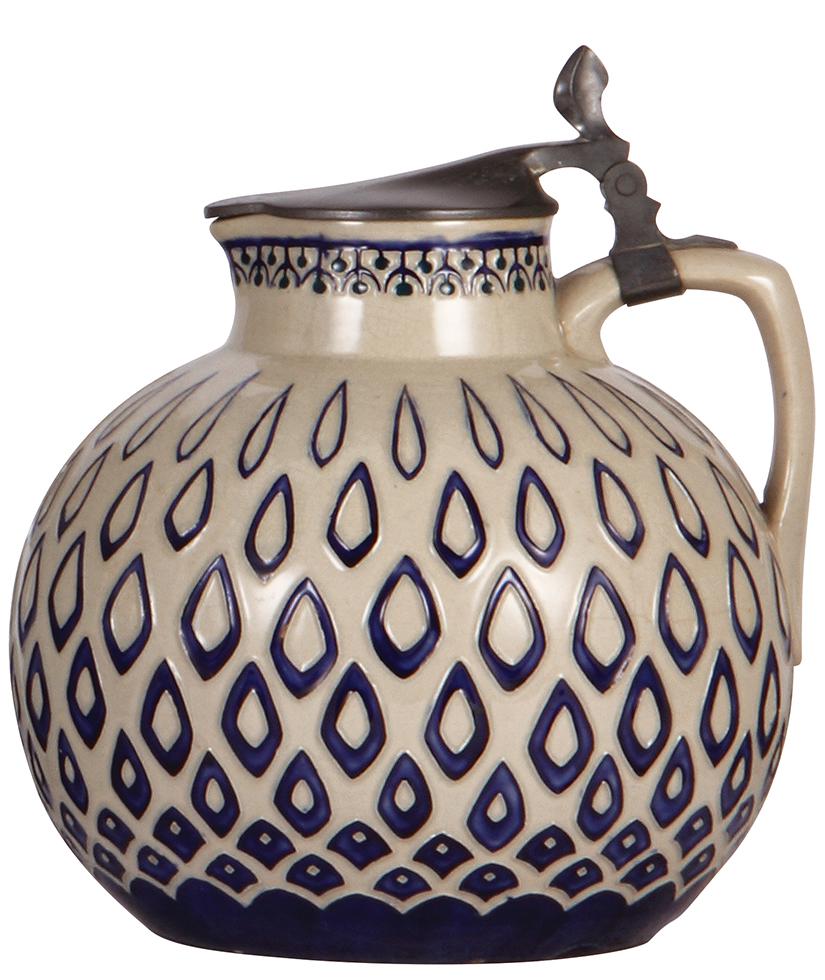 Beer stein, stoneware beer stein, (1 of 3)