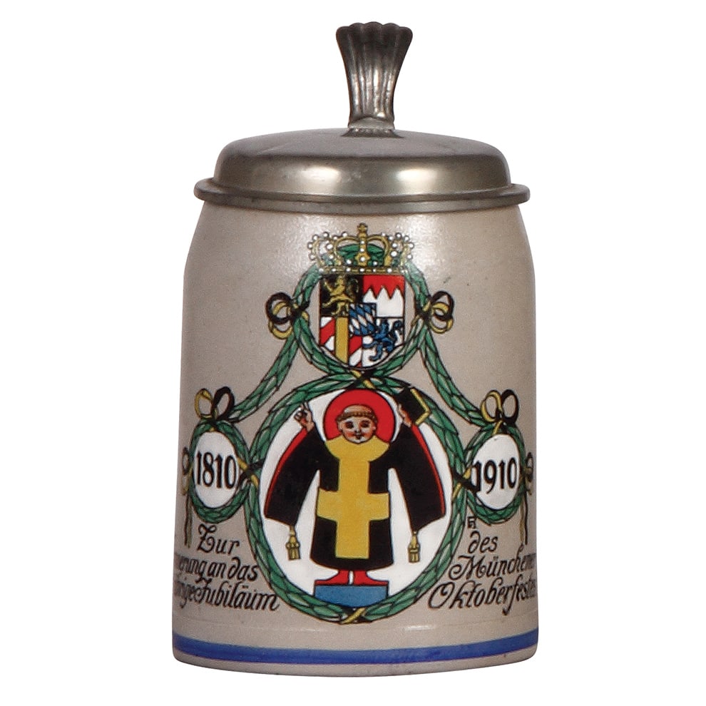 Stoneware stein, Offizieller Festkrug Oktoberfest 1910