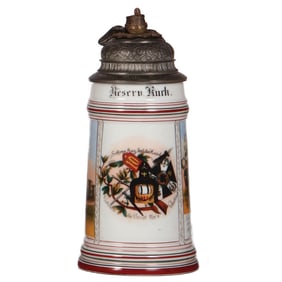 Regimental stein, Jäger Batl. Nr. 10, Colmar i./Els. 1896 - 1898
