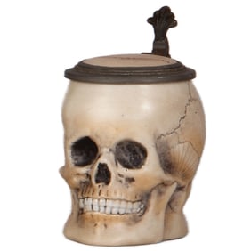 Character stein, .3L, by E. Bohne Söhne, Skull