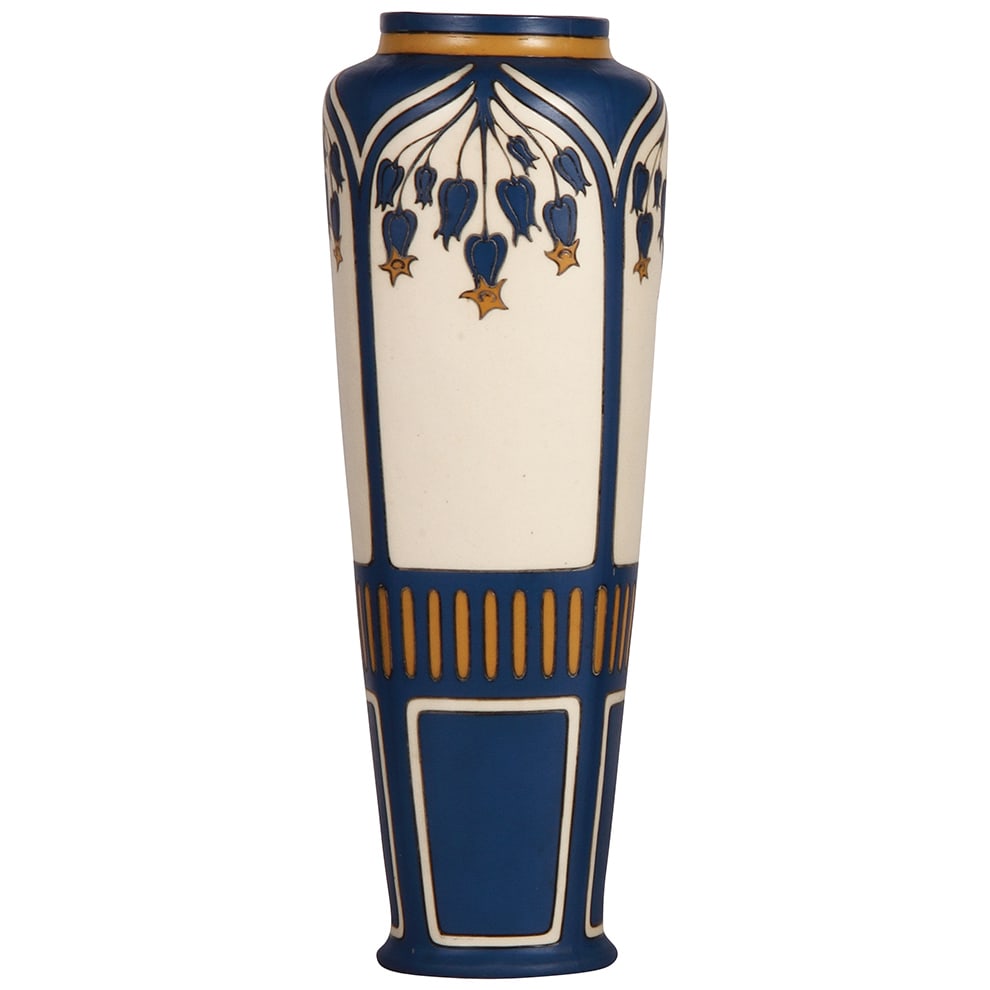 Mettlach vase, 13.8" ht., 2913 (1 of 2)