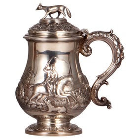 Silver stein, 465 grams, London 1828, made by Rebecca Emes & Edward Narnard